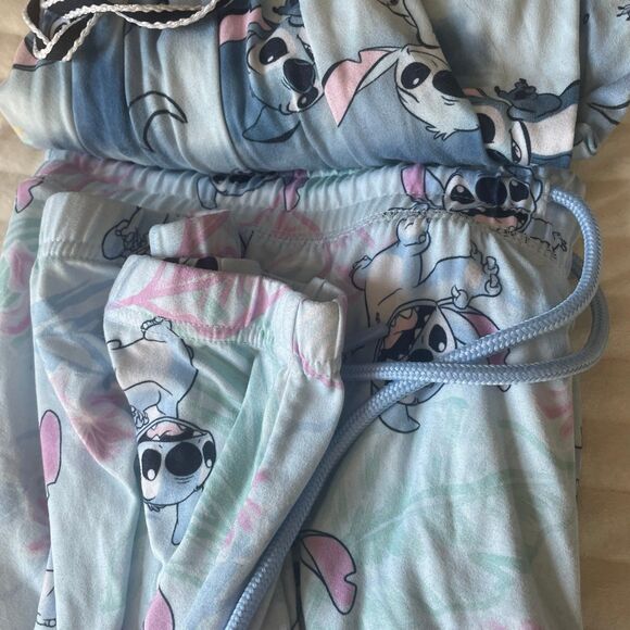 Lilo & Stitch Set of Two Women’s Jogger Style Drawstring Pajama Pants Size XL - Picture 3 of 8
